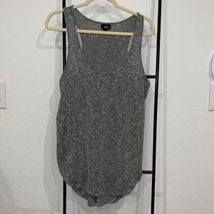 Massimo heather grey racer back long tank - size S